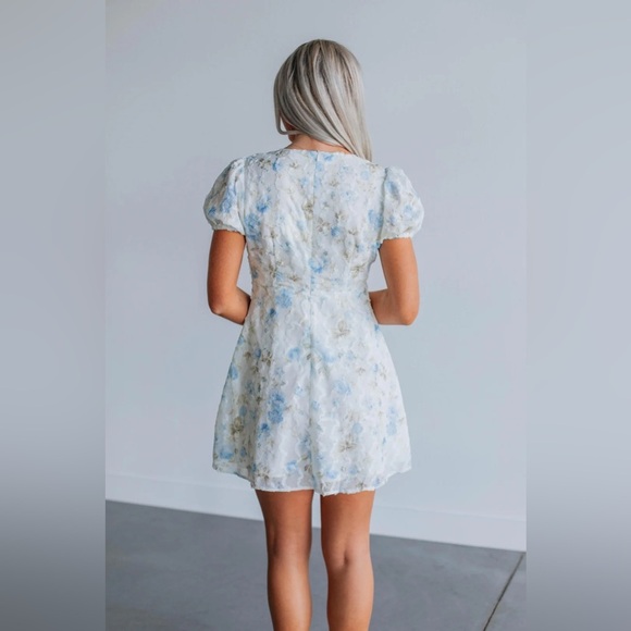 Worn Once - Leah Mini Floral Dress - Small - Picture 2 of 7